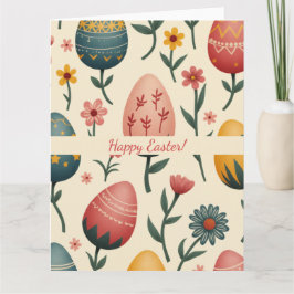 Osterkarte in sanften Pastellfarben Karte