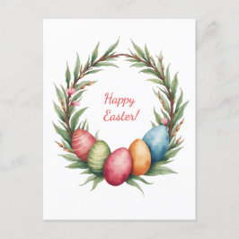 Osterkarte in sanften Pastellfarben Postkarte