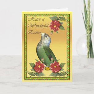 Osterkarte mit Capapa Parrot Feiertagskarte