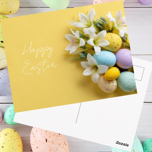 Osterkarte mit Ostereiern Postkarte (Von Creator hochgeladen)