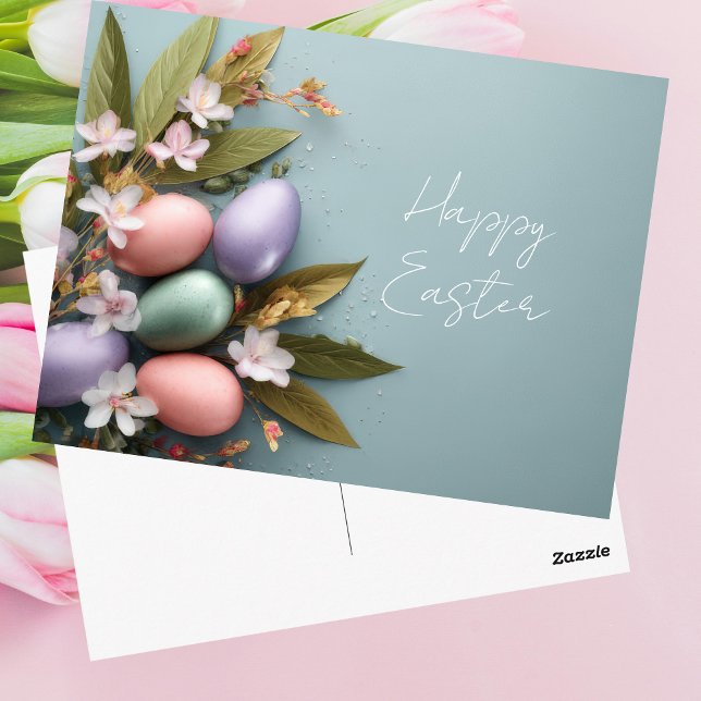 Osterkarte mit Ostereiern Postkarte (Von Creator hochgeladen)