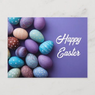 Osterkarte mit Ostereiern Postkarte