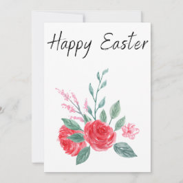 Osterkarte - Osterhasen und Küken Feiertagskarte