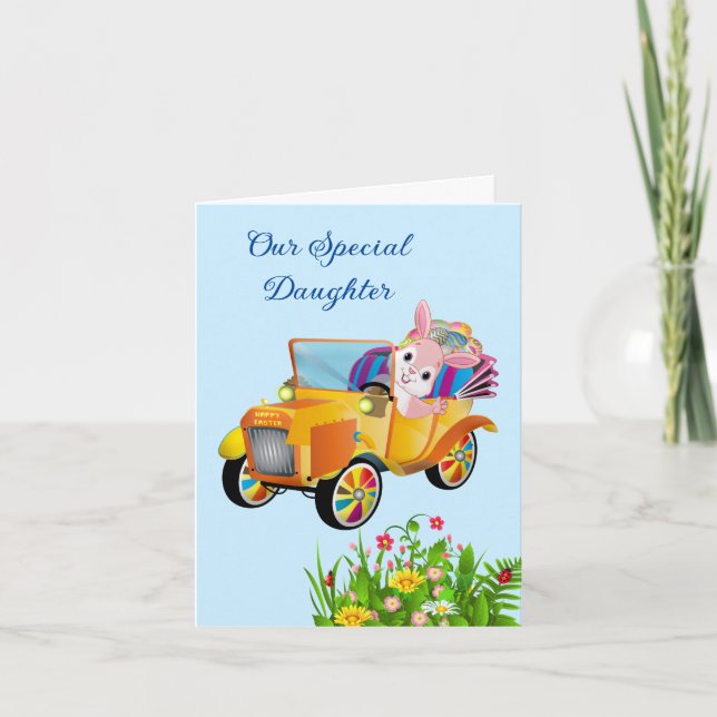 Osterkarte Sondertochter Feiertagskarte (Vorderseite)