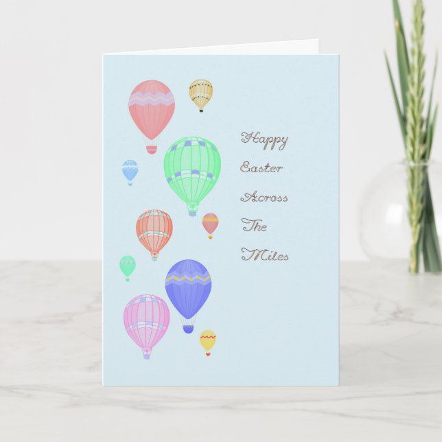 Osterkarte über die Meilen Feiertagskarte (Vorderseite)