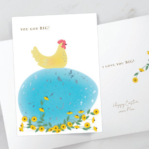 Osterkarte von Mama an erwachsenes Kind Karte
