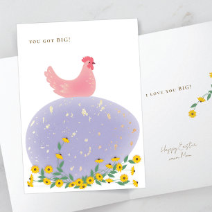 Osterkarte von Mama an erwachsenes Kind Karte