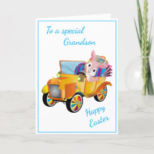 Osterkarte zu einer besonderen Grandson Holiday Ca Feiertagskarte