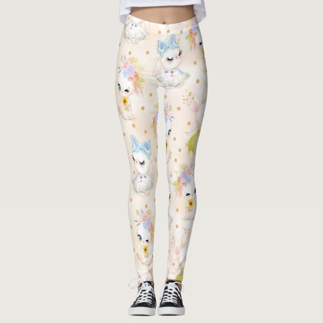 Osterkarten Leggings (Vorderseite)