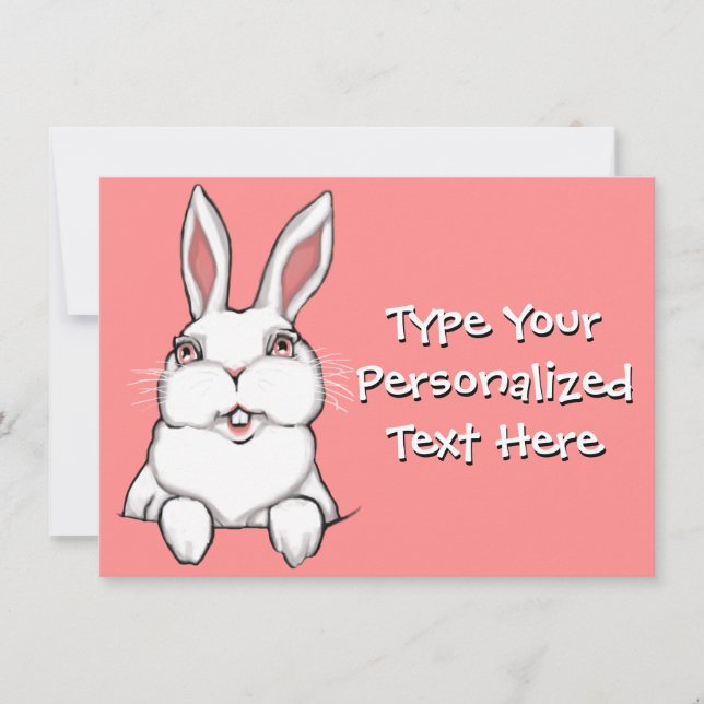 Osterkarten Party Einladungen Ostern Personalisier (Vorderseite)