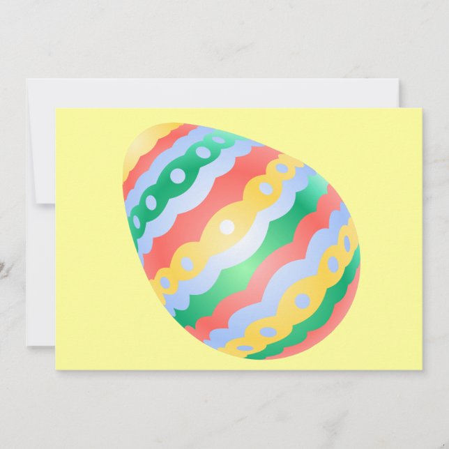 Osterkarten Party Einladungen Ostern Personalisier (Vorderseite)