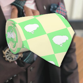 Osterkarton-Muster mit Motiv für Weißkick Krawatte