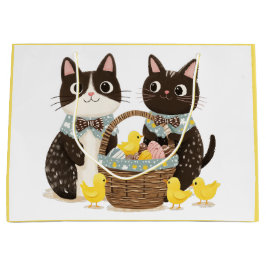 Osterkatzen Osterkörbe Kindermädchen Große Geschenktüte
