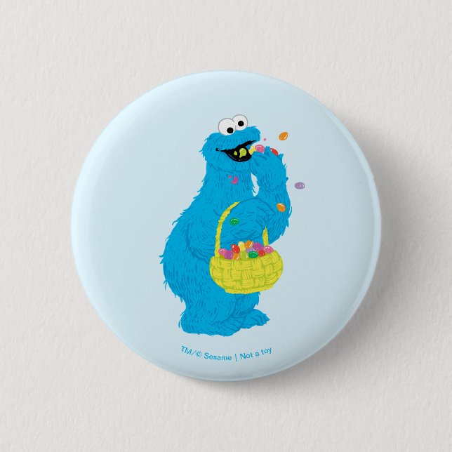Osterkeksmonster Button (Vorderseite)