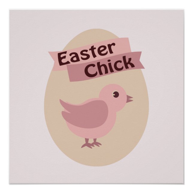 Osterkichick Pink Poster (Vorderseite)