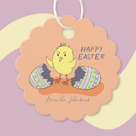 Osterkick-Favor-Tag Geschenkanhänger
