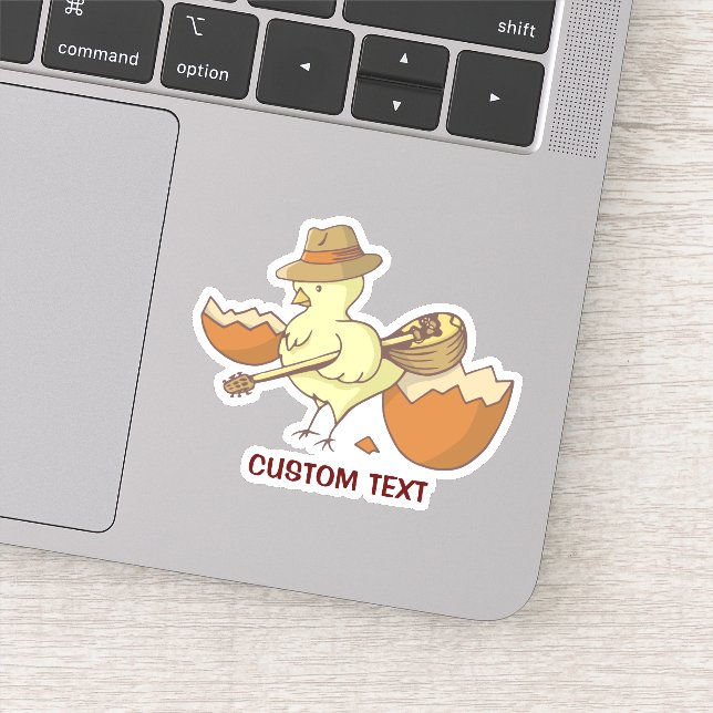 Osterkick mit Bouzouki Aufkleber (Detail)