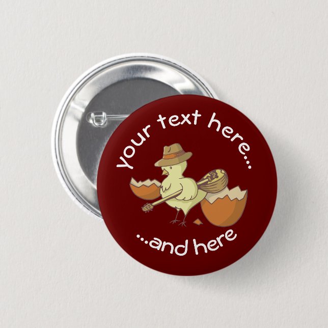 Osterkick mit Bouzouki Button (Vorne & Hinten)