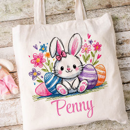 Osterkids Name Girls Bunny Rabbit Tragetasche