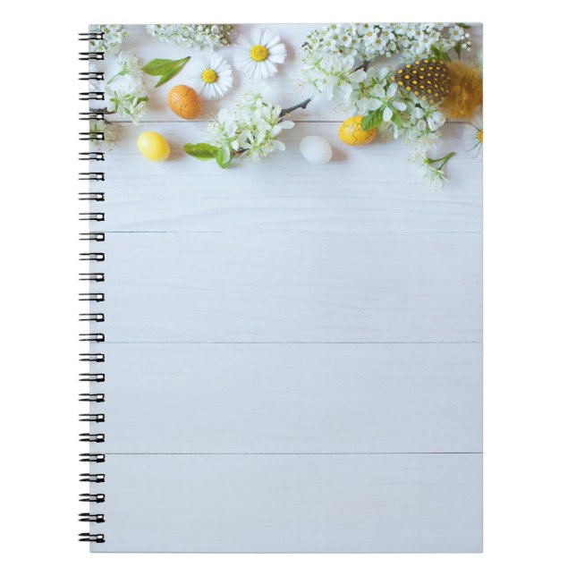 Osterkirschmuck: Gelbe Eier. Notizblock (Vorderseite)