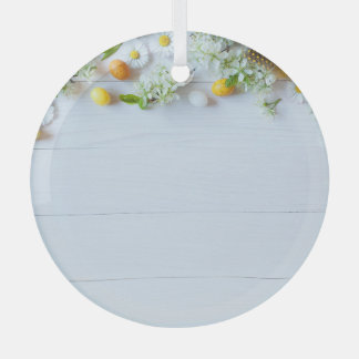 Osterkirschmuck: Gelbe Eier. Ornament Aus Glas