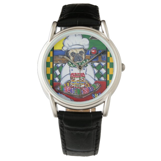 OsterKoch Mops Armbanduhr (Vorderseite)