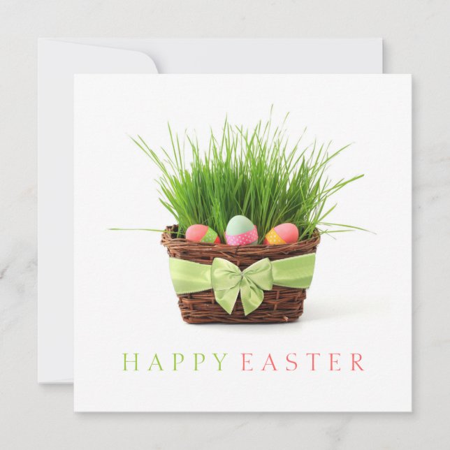 Osterkorb Picnic-Party Einladung (Vorderseite)