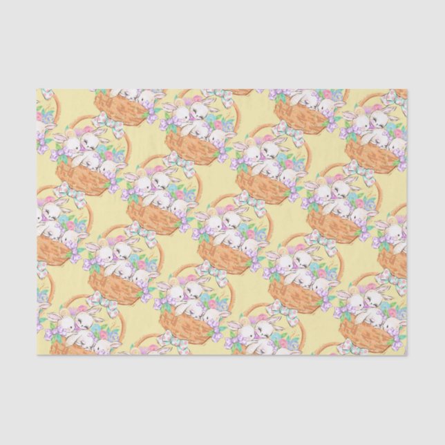 Osterkorb Seidenpapier (Vorderseite)