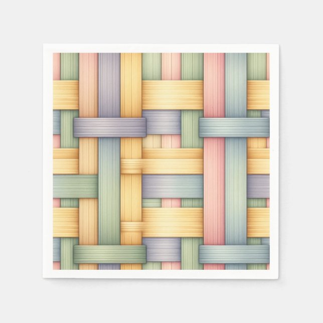 Osterkorb Serviette (Vorderseite)