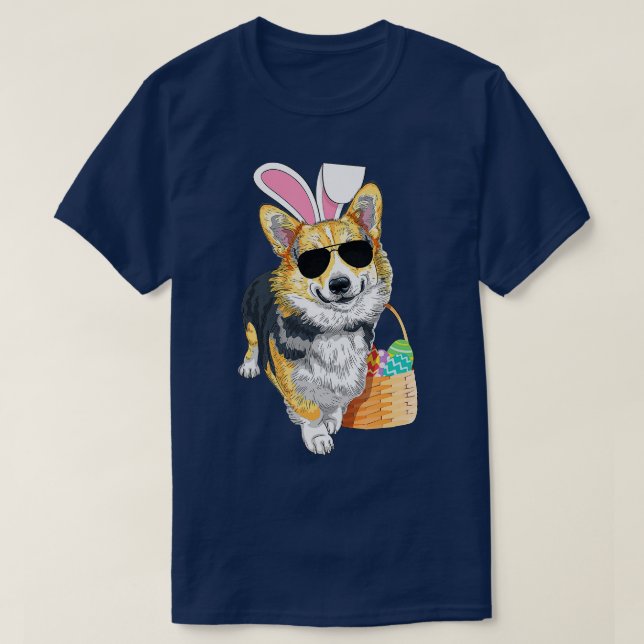 Osterkorgi Schwarz und Tan T-Shirt (Design vorne)