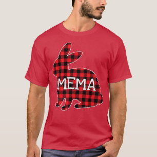 Osterkostüm Rot Karierte Sonnenbrille Grafik T-Shirt