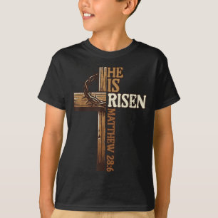 Osterkreuz Auferstandener Jesus Christliche Männer T-Shirt