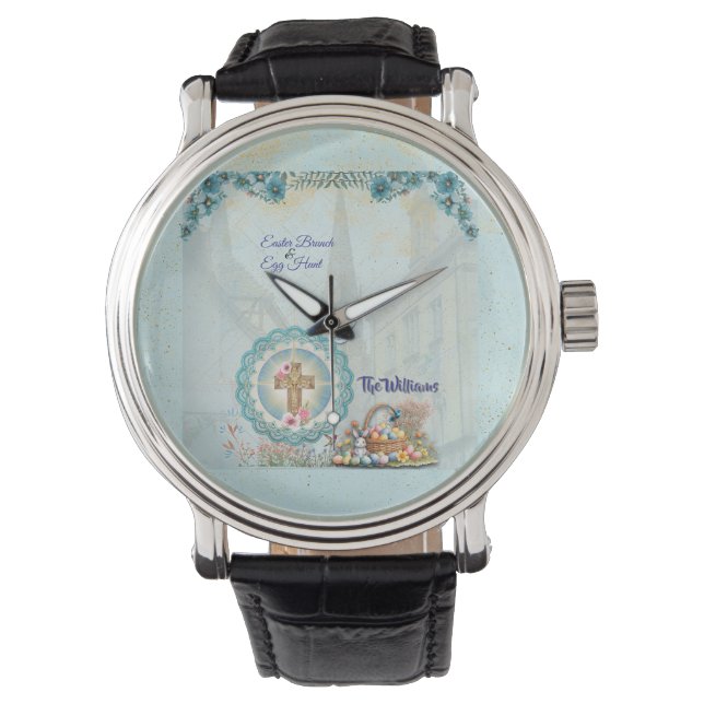 Osterkreuz eWatch Uhr (Vorderseite)