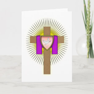 Osterkreuz Feiertagskarte
