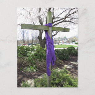 Osterkreuz Feiertagspostkarte