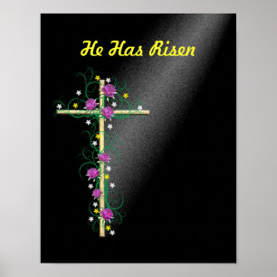 Osterkreuz Jesus Auferstehungspaket Poster