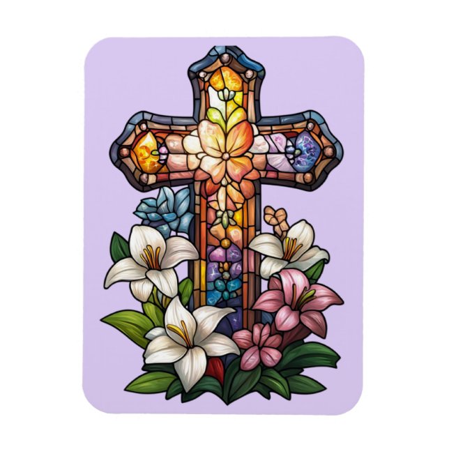 Osterkreuz Magnet (Vertikal)