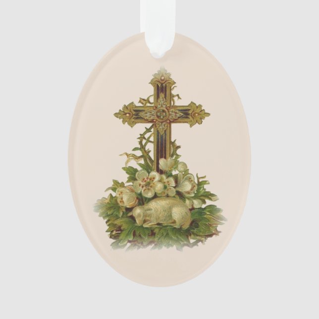 Osterkreuz Ornament (Vorderseite)