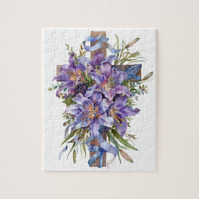 Osterkreuz Puzzle (Vertikal)