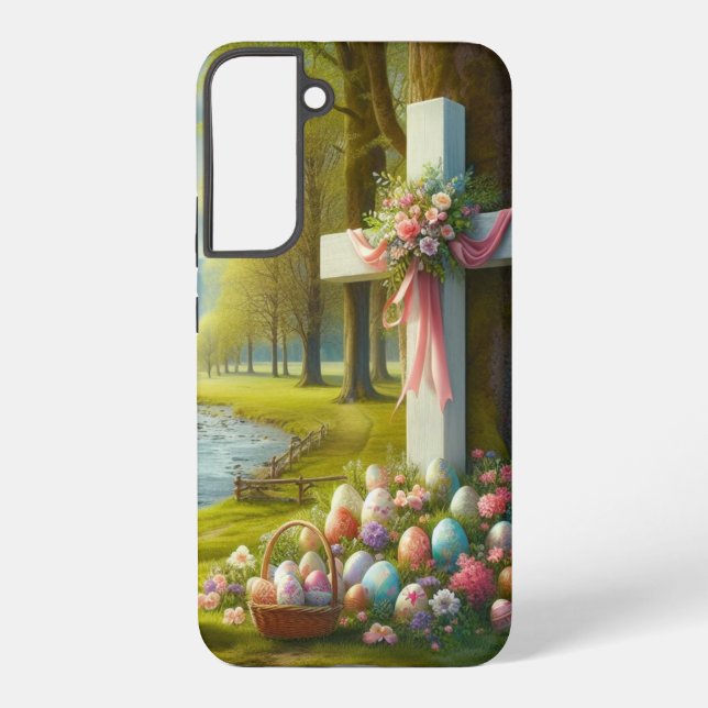 Osterkreuz Samsung Galaxy Hülle (Rückseite)