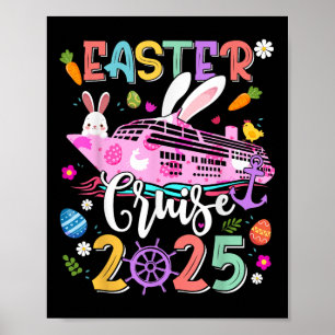 Osterkreuzfahrt 2025 Crew Cruising Urlaub Familie Poster
