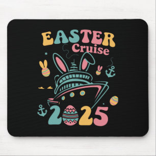 Osterkreuzfahrt 2025 Familie Bunny Cruise Ship Oas Mousepad
