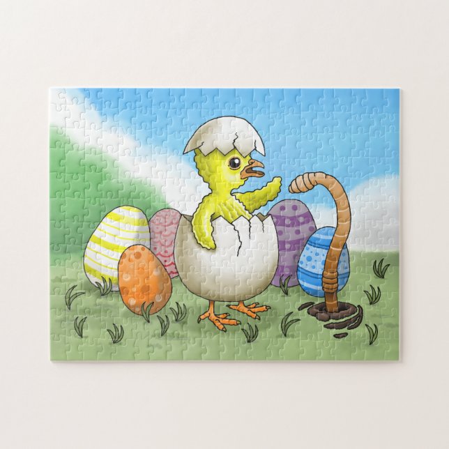 Osterküken geschlüpft puzzle (Horizontal)