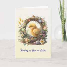 Osterküken Grapevine Karte