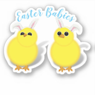 Osterküken Ostern Aufkleber