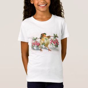 Osterküken und Blume T-Shirt