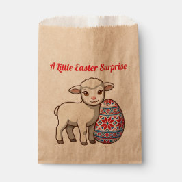 Osterlamm Geschenktüte - Retro Glänzender Stil Geschenktütchen