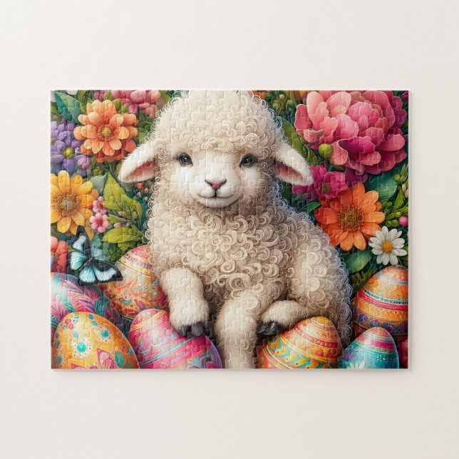 Osterlamm Puzzle (Horizontal)