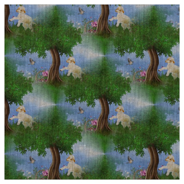Osterlamm Stoff (Muster)