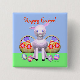 Osterlamm und -körbe button